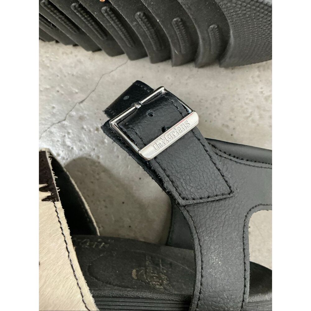 Dr. Martens Blair Platform Sandals | Black in 7 - Picture 3 of 9